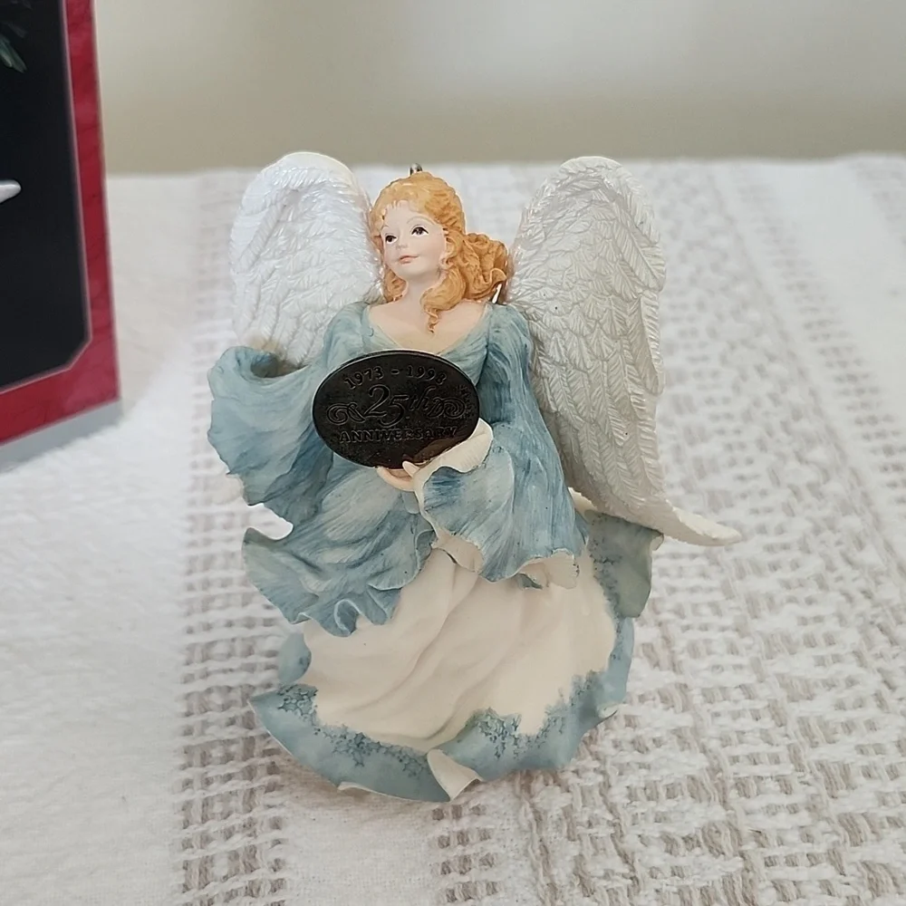 Hallmark keepsake big angel with wings ornament 'joyful messenger' anniversary